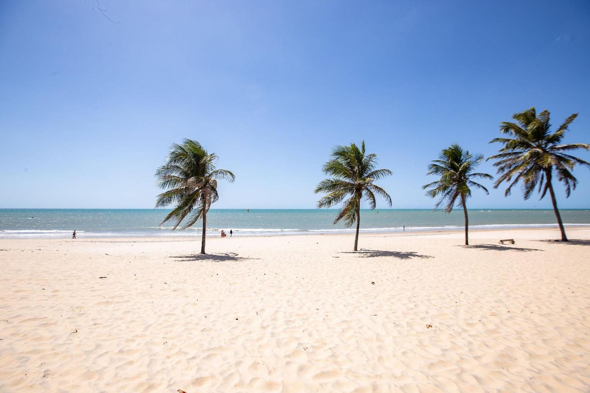 Kariribeach319A Flat 1Q Com Vista Maravilhosa Кумбуко Екстериор снимка