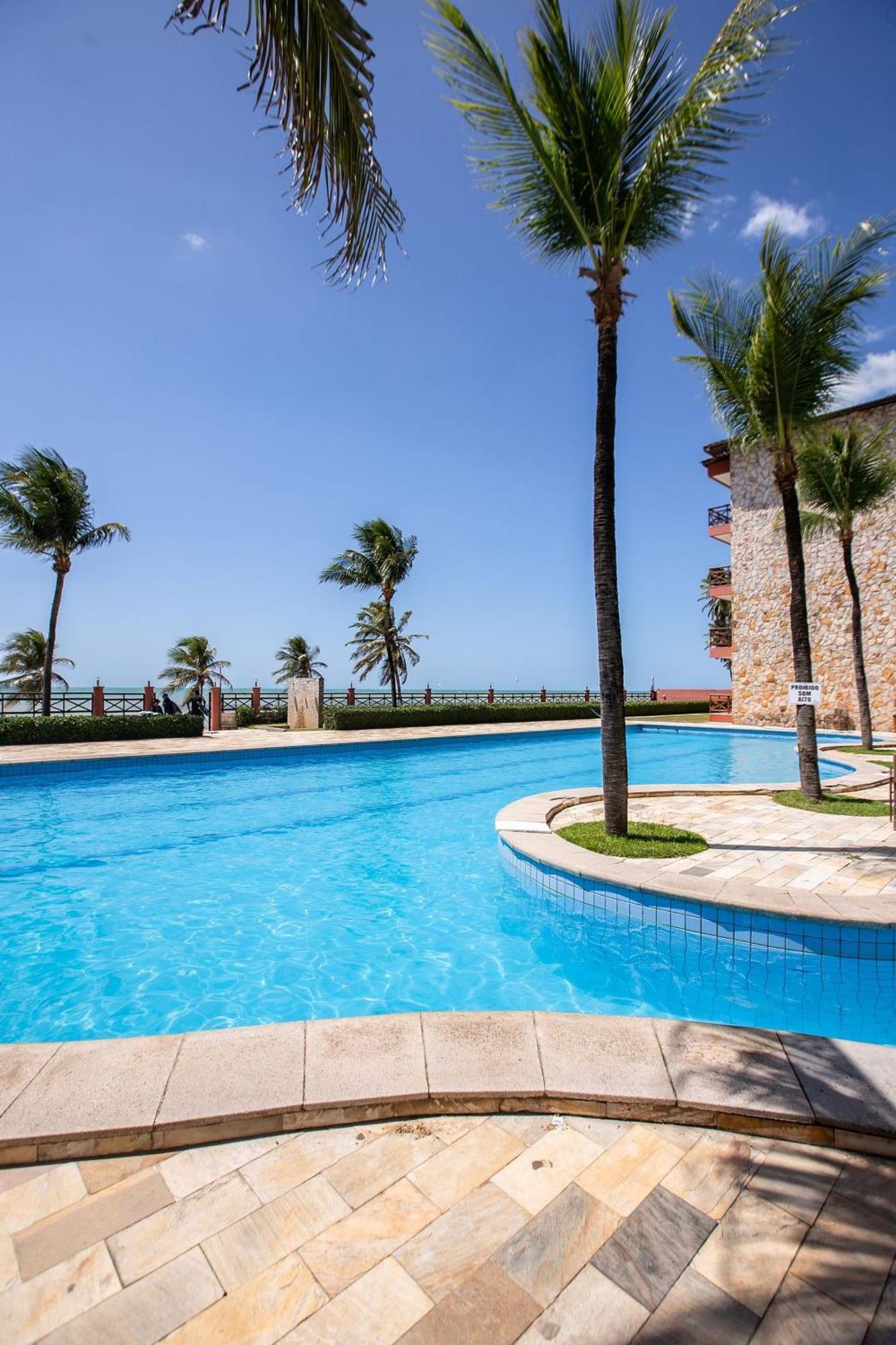 Kariribeach319A Flat 1Q Com Vista Maravilhosa Кумбуко Екстериор снимка