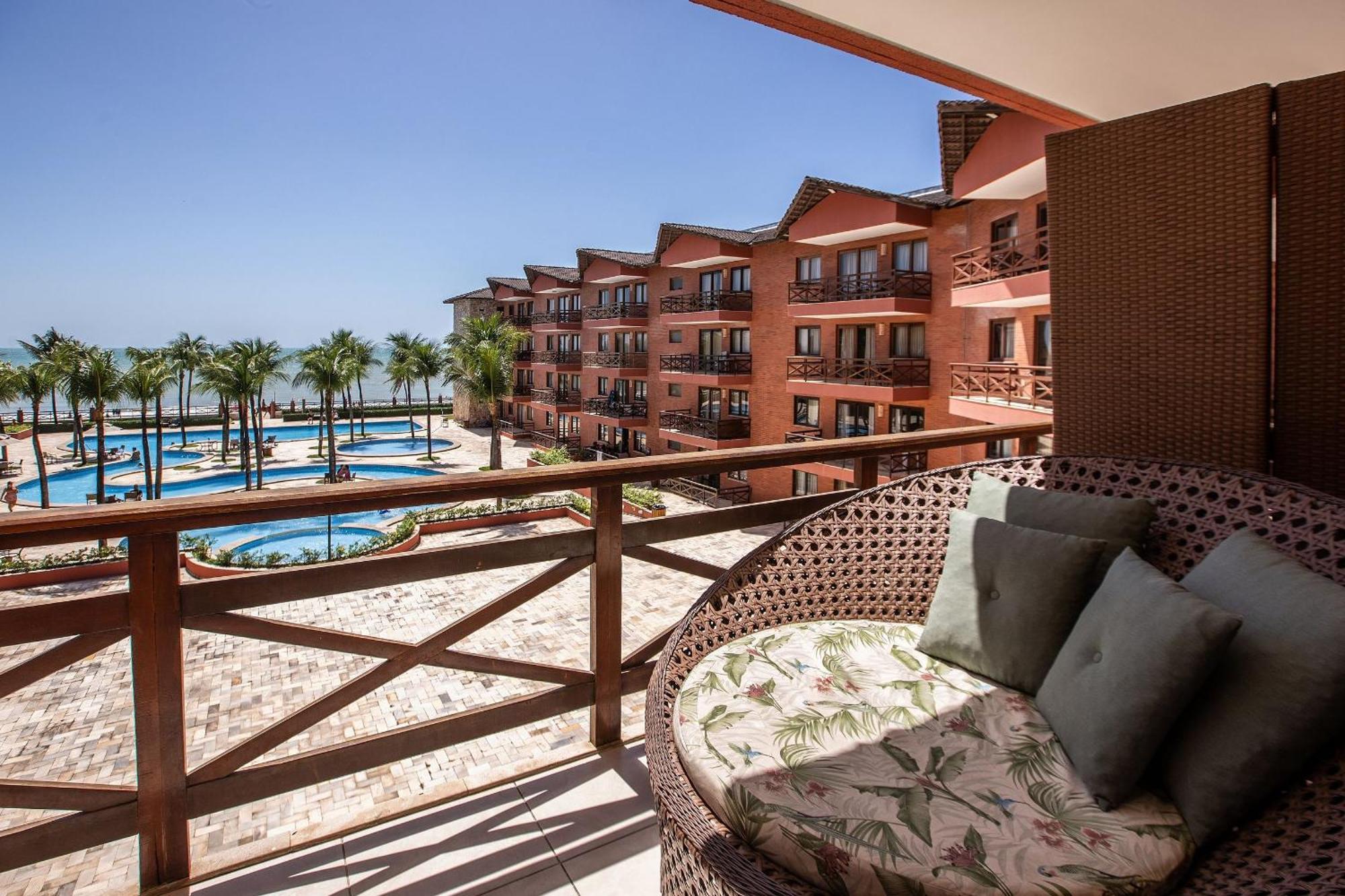 Kariribeach319A Flat 1Q Com Vista Maravilhosa Кумбуко Екстериор снимка