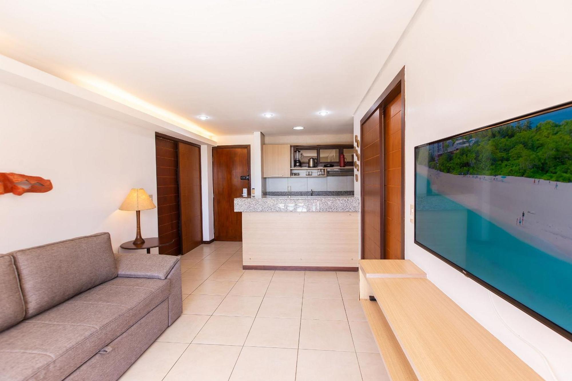 Kariribeach319A Flat 1Q Com Vista Maravilhosa Кумбуко Екстериор снимка